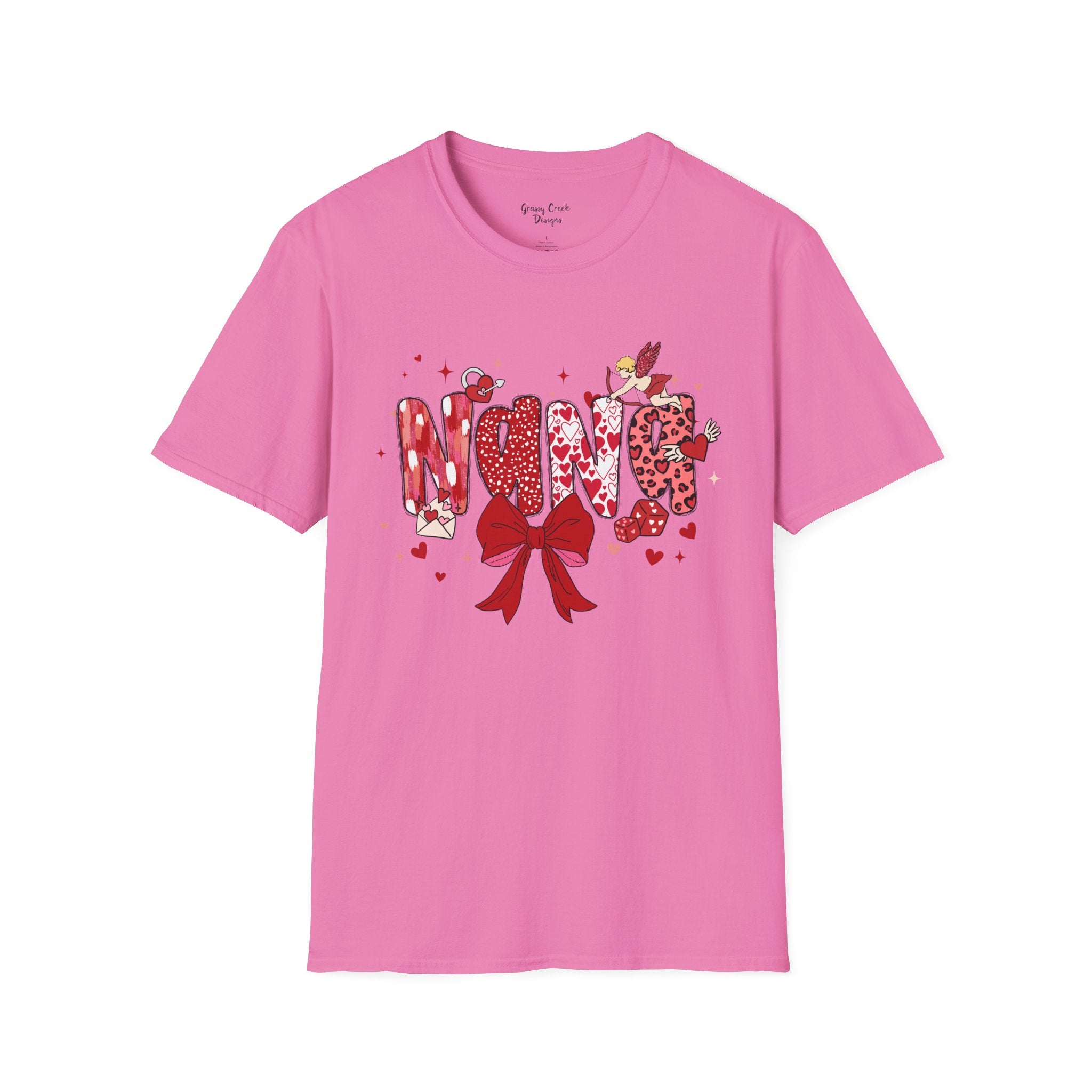 Nana Doodle Letter Valentine's Day Graphic T-Shirt
