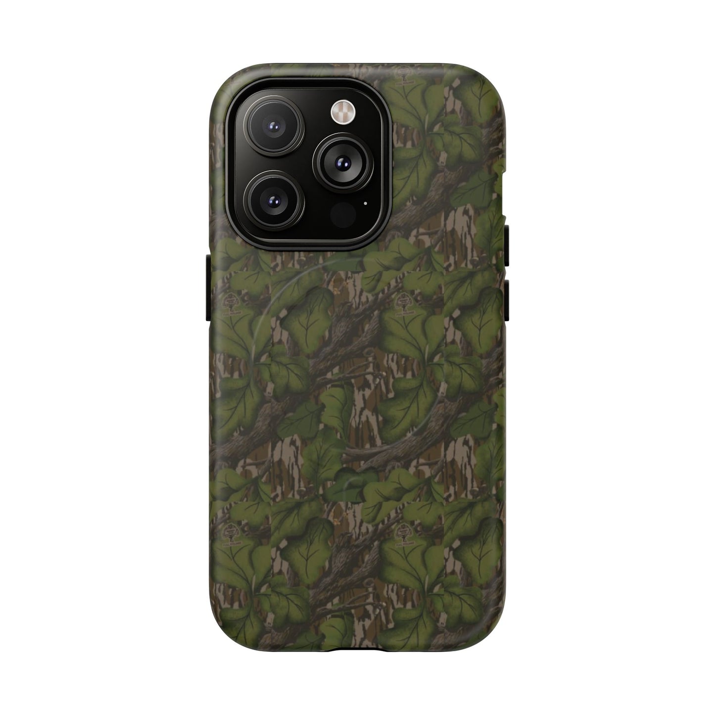 Full Foliage Camouflage Magnetic Impact-Resistant Phone Case for Apple iPhone Models