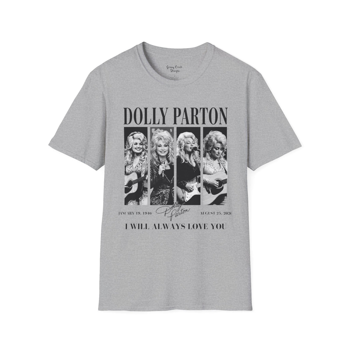 Dolly Parton Tribute "I Will Always Love You" Graphic T-Shirt