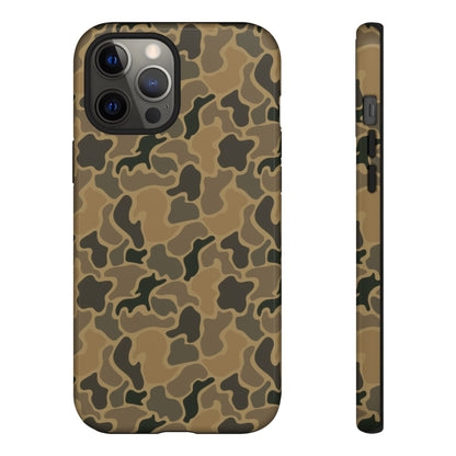 Brown Old Skool Camo IPhone Tough Cases