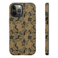 Brown Old Skool Camo IPhone Tough Cases