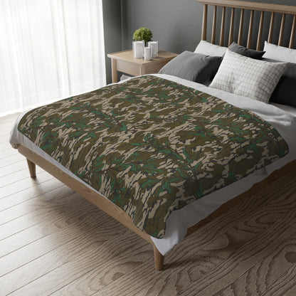 Greenleaf Camouflage Fleece Throw Blanket 40x30