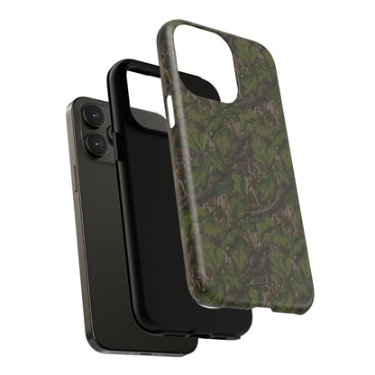 Full Foliage Camouflage Magnetic Impact-Resistant Phone Case for Apple iPhone Models