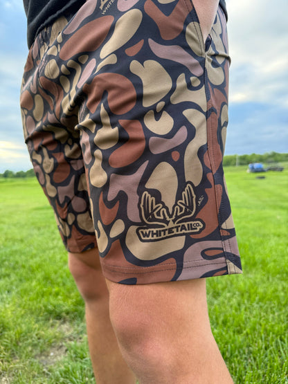 Whitetail Co. Hunt Camp Shorts Old Dark Camo