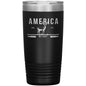 America Deer We Hunt 20oz Insulated Tumbler