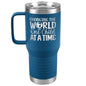 Changing The World One Child At A Time Engraved Teacher 20oz Tumbler with Handle