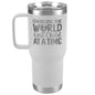 Changing The World One Child At A Time Engraved Teacher 20oz Tumbler with Handle