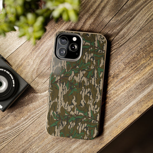 Mossy Oak Green Leaf Camouflage IPhone Tough Phone Case