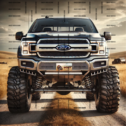 Rustic Turkey-Themed Personalized Decorative License Plate