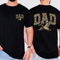 Outdoor Waterfowl Inspired Dad Camouflage Duck Vintage Hunting Men's Graphic T-Shirt