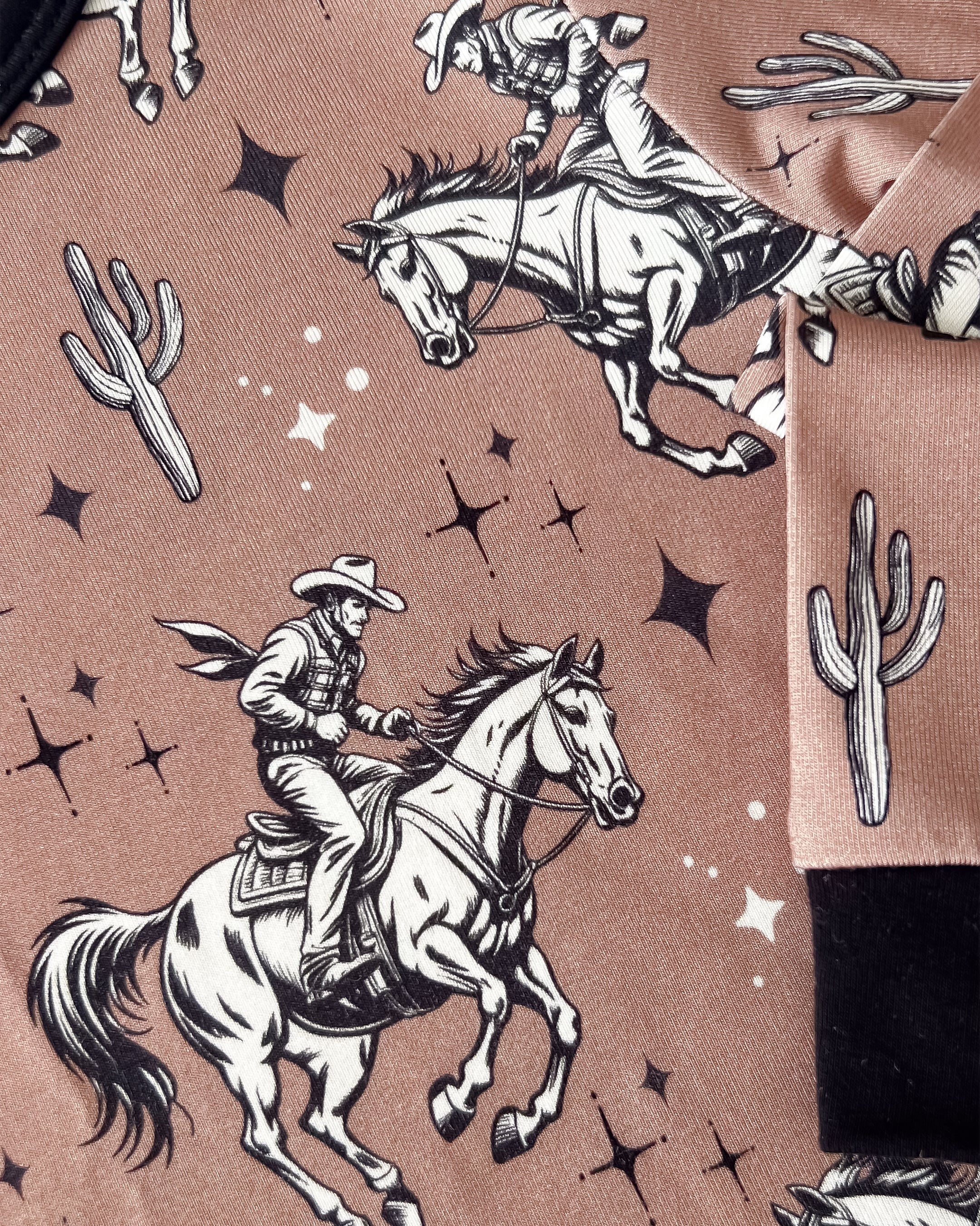 Desert Cowboy Boys Bamboo Two Piece Pant Pajamas Set