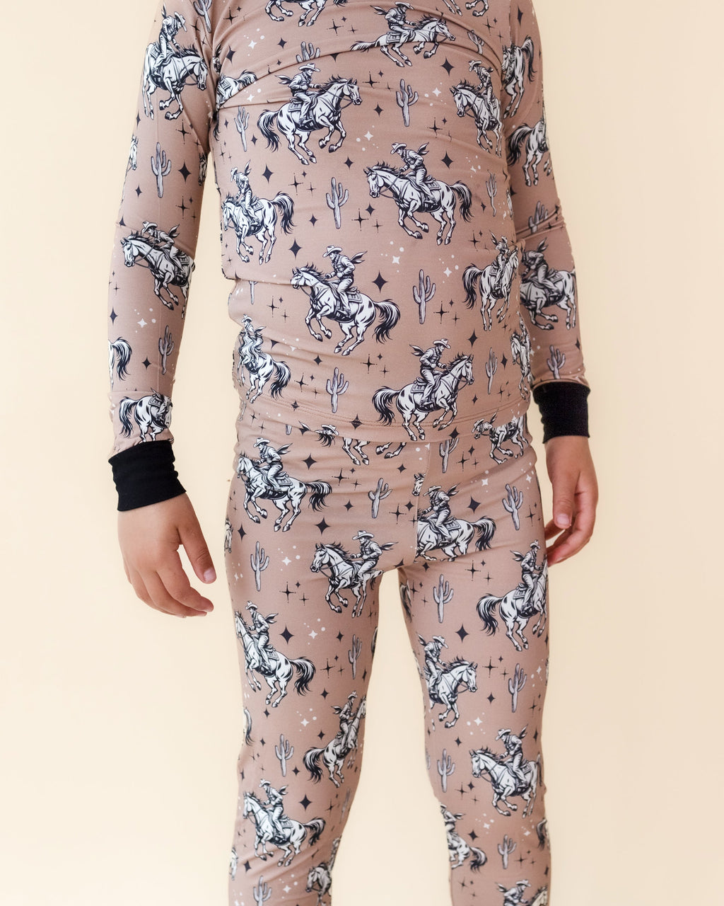 Desert Cowboy Boys Bamboo Two Piece Pant Pajamas Set