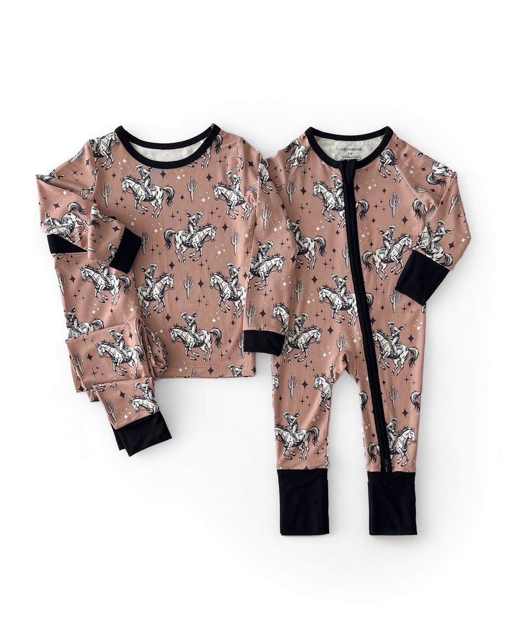 Desert Cowboy Boys Bamboo Two Piece Pant Pajamas Set