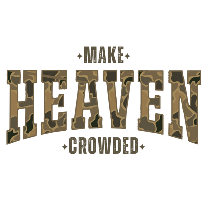 Duck Camoflauge Make Heaven Crowded PNG File - Digital Download