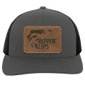 Ripping’ Lips Leather Patch  Snap-Back Hat