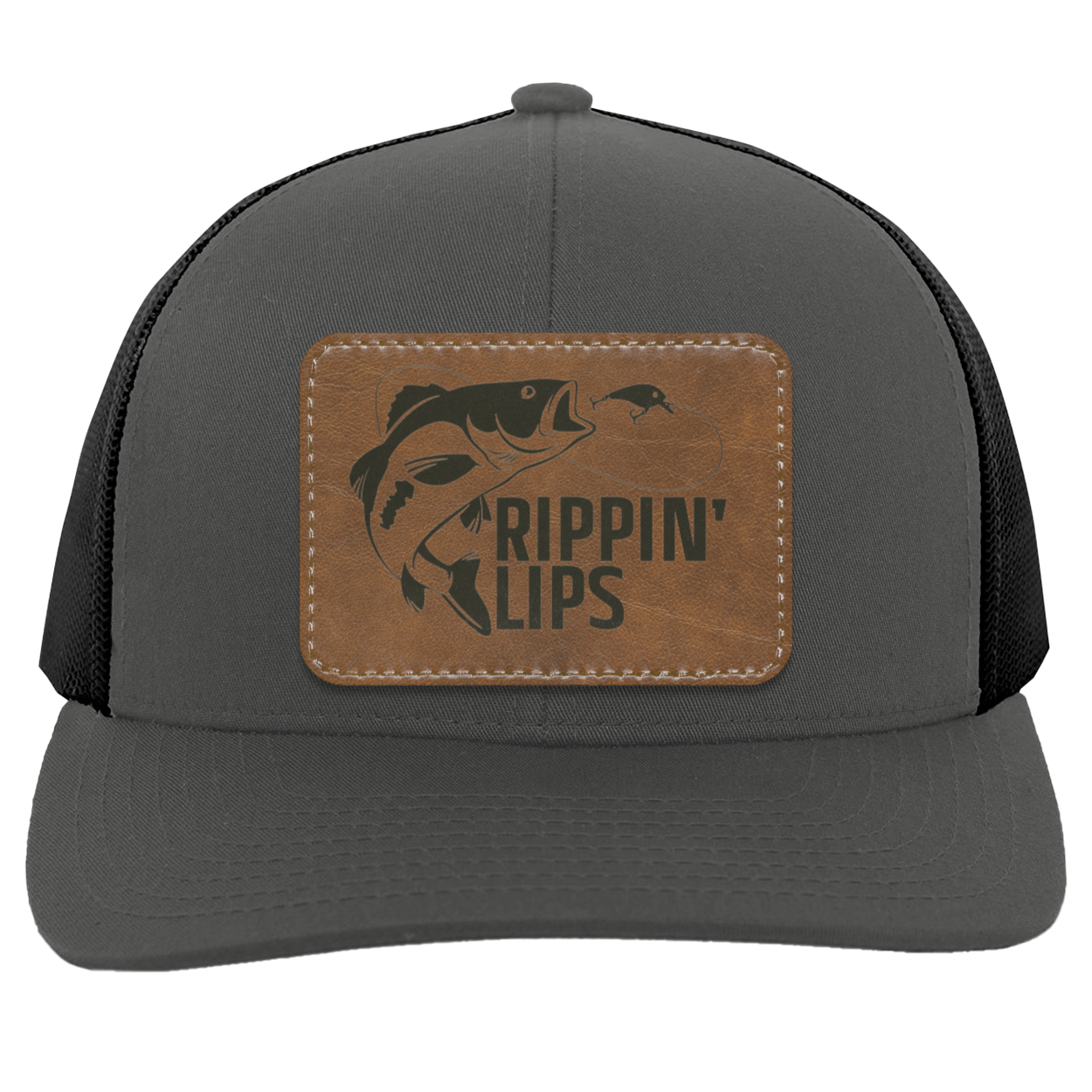 Ripping’ Lips Leather Patch  Snap-Back Hat