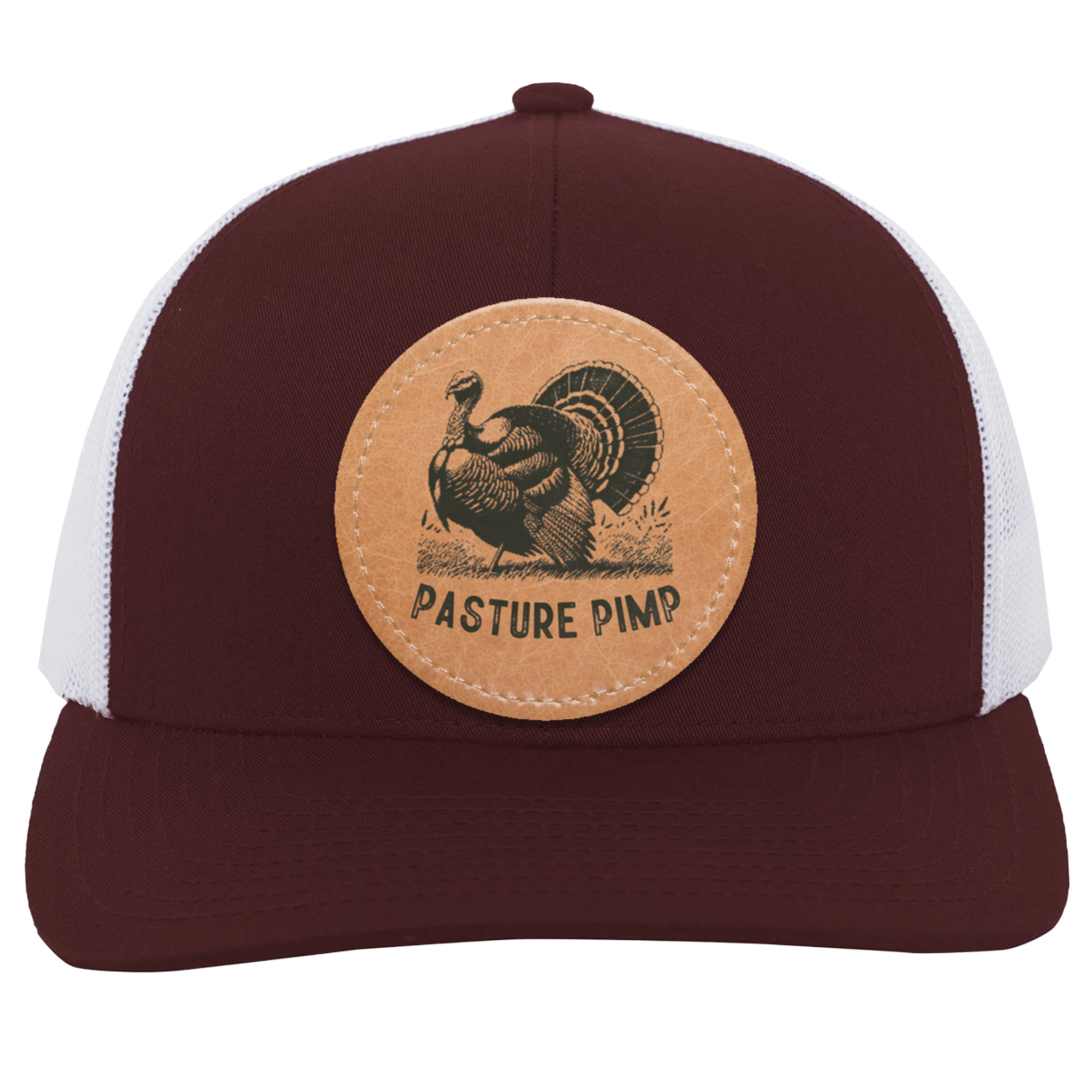 Pasture Pimp Struttin' Turkey Men's Mesh Trucker Snap-Back Hat