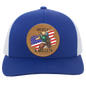 Merica' & Mullets Duck Flag Men's Trucker Snap-Back  Hat