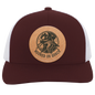 Hooked on Quack Hunting Dog Men's Mesh Trucker Snap-Back Hat