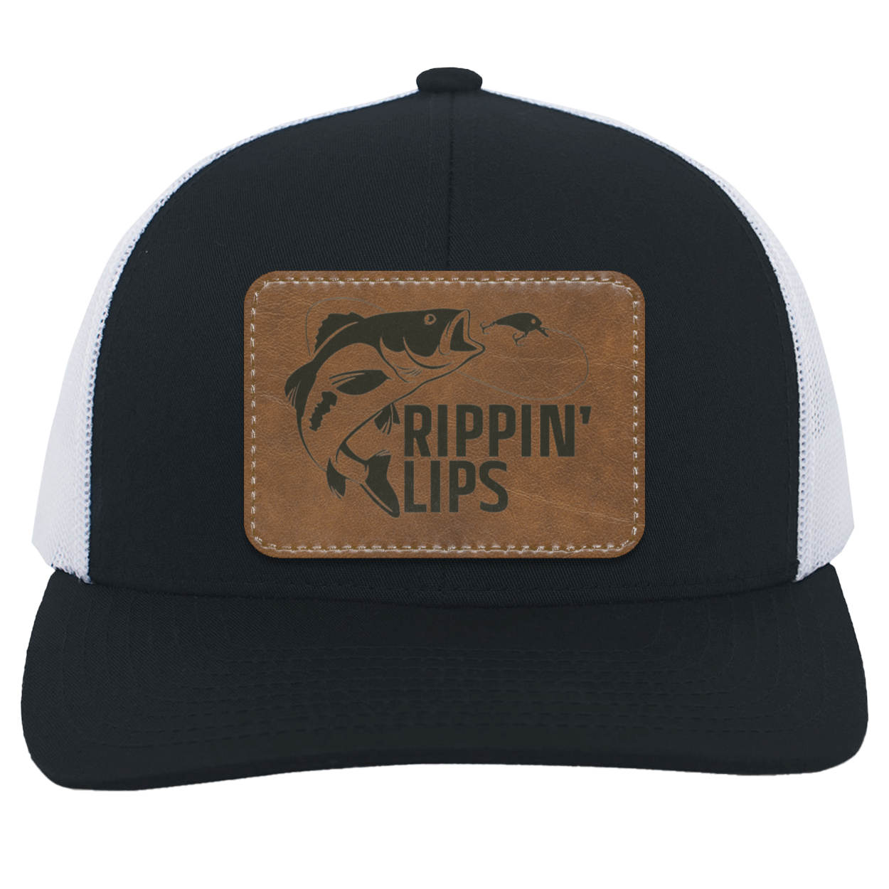 Ripping’ Lips Leather Patch  Snap-Back Hat