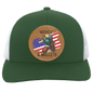 Merica' & Mullets Duck Flag Men's Trucker Snap-Back  Hat