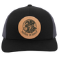 Hooked on Quack Hunting Dog Men's Mesh Trucker Snap-Back Hat