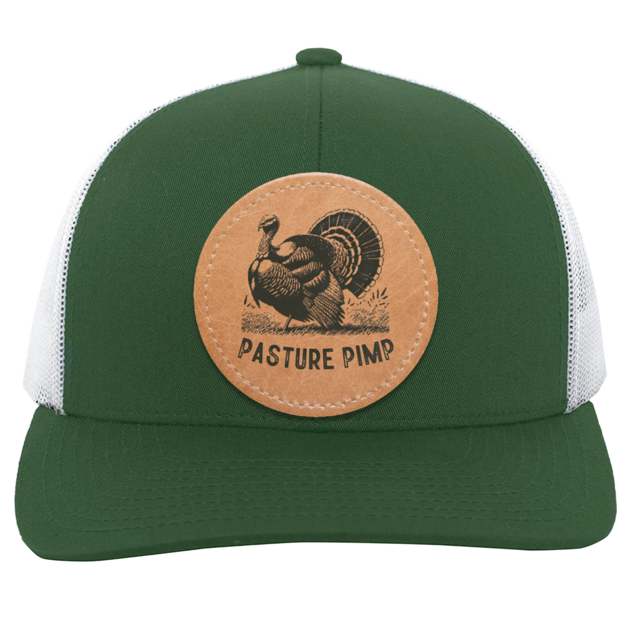 Pasture Pimp Struttin' Turkey Men's Mesh Trucker Snap-Back Hat