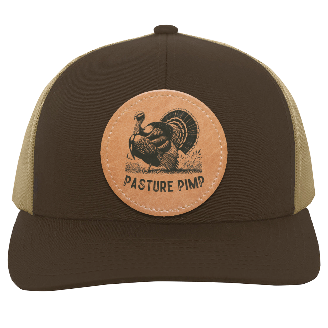 Pasture Pimp Struttin' Turkey Men's Mesh Trucker Snap-Back Hat