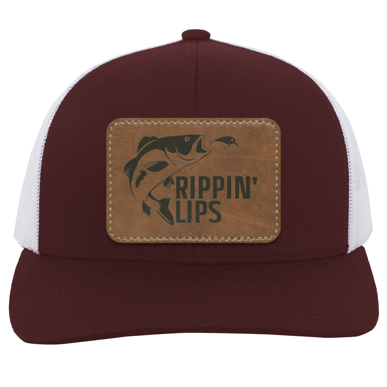 Ripping’ Lips Leather Patch  Snap-Back Hat