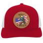Merica' & Mullets Duck Flag Men's Trucker Snap-Back  Hat