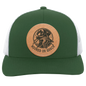 Hooked on Quack Hunting Dog Men's Mesh Trucker Snap-Back Hat