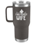 Firefighter Wife Engraved 20oz Tumbler with Handle