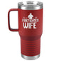 Firefighter Wife Engraved 20oz Tumbler with Handle