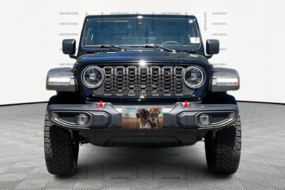 German Shorthaired Pointer & Hunter Personalizable Decorative License Plate