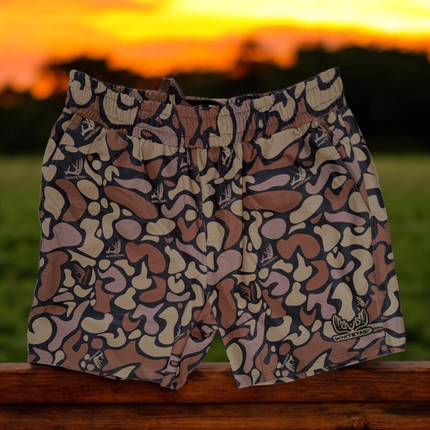 Whitetail Co. Hunt Camp Shorts Old Dark Camo