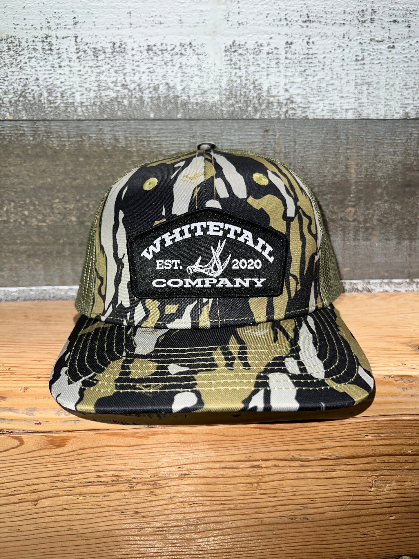 Whitetail Co. Shed Hunter Old Tree Bark Trucker
