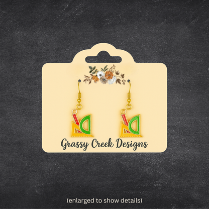 ✏️💕 Adorable School Days Earrings for Teachers