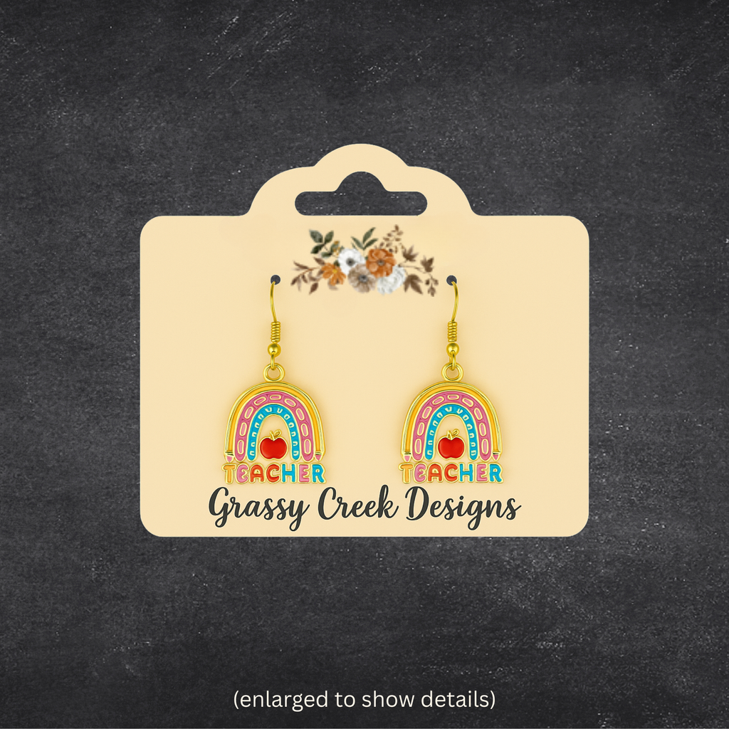 ✏️💕 Adorable School Days Earrings for Teachers