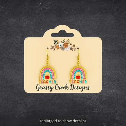 ✏️💕 Adorable School Days Earrings for Teachers