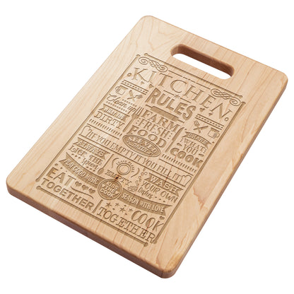 Kitchen Rules Maple Cutting Board 11.5" x 8.75"