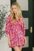 Seems Okay Abstract Print Women's Romper