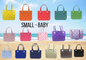 EVA Rubber Beach Bag (Small or Medium)