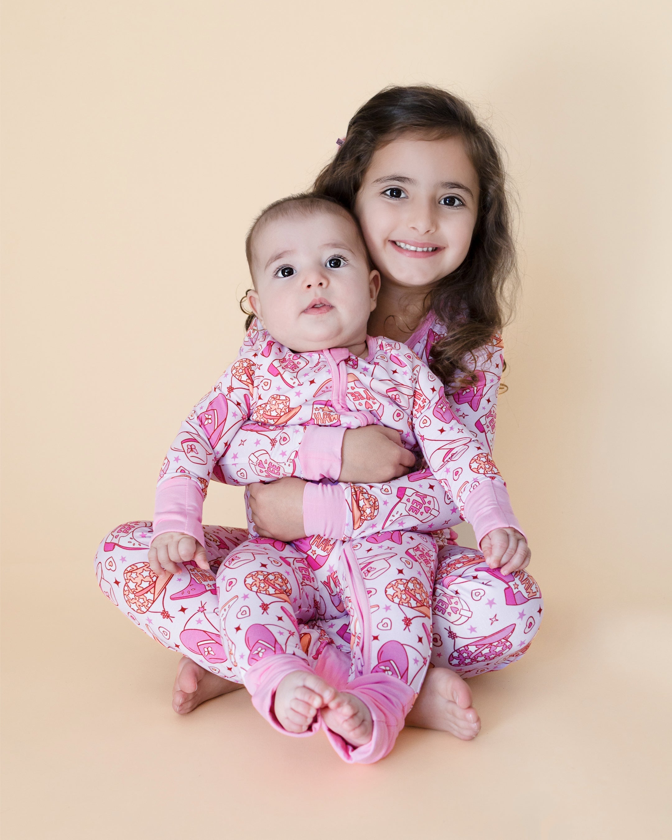 Cowgirl Bamboo Girls Two Piece Pant Pajamas Set