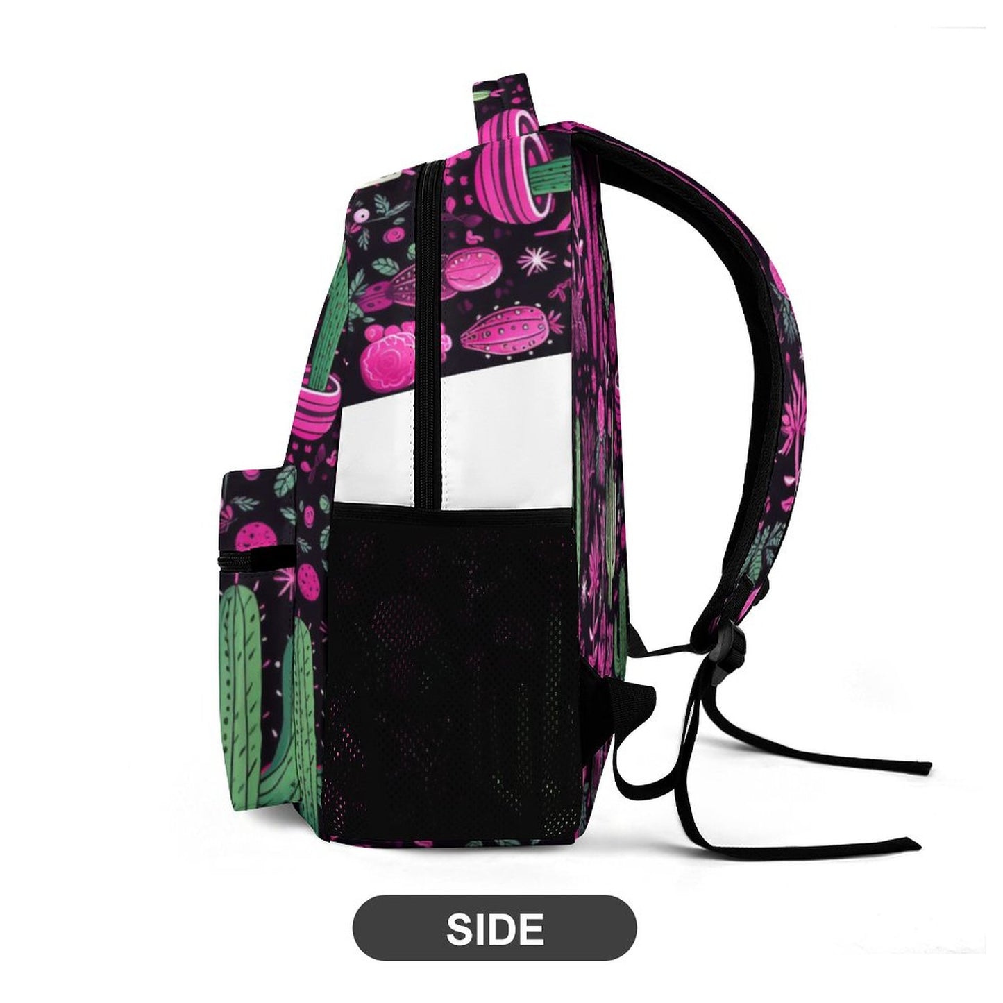 Neon Cactus Craze Backpack