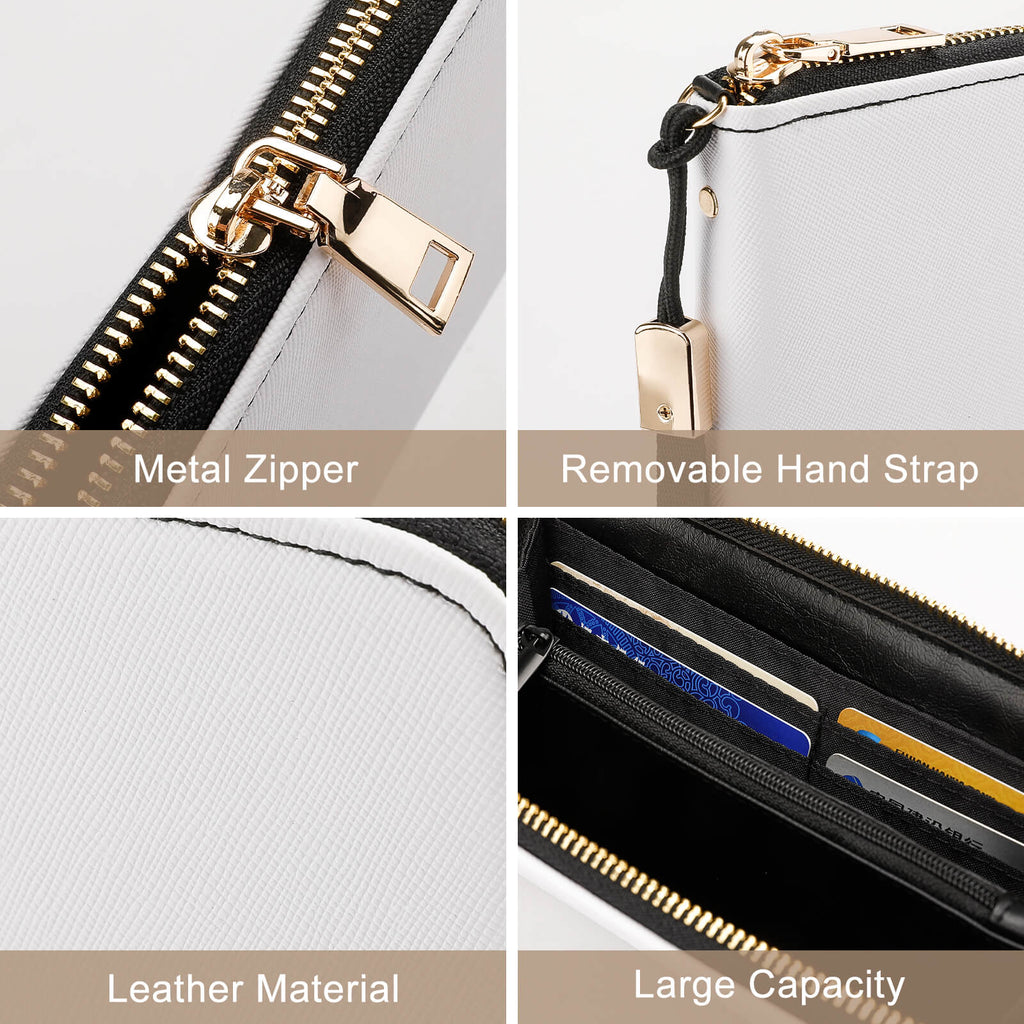 Golden Bloom Sunflower Vertical Wristlet Wallet