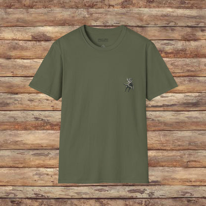 Chasing Tails & Trails Hunting Dog Softstyle Graphic T-Shirt