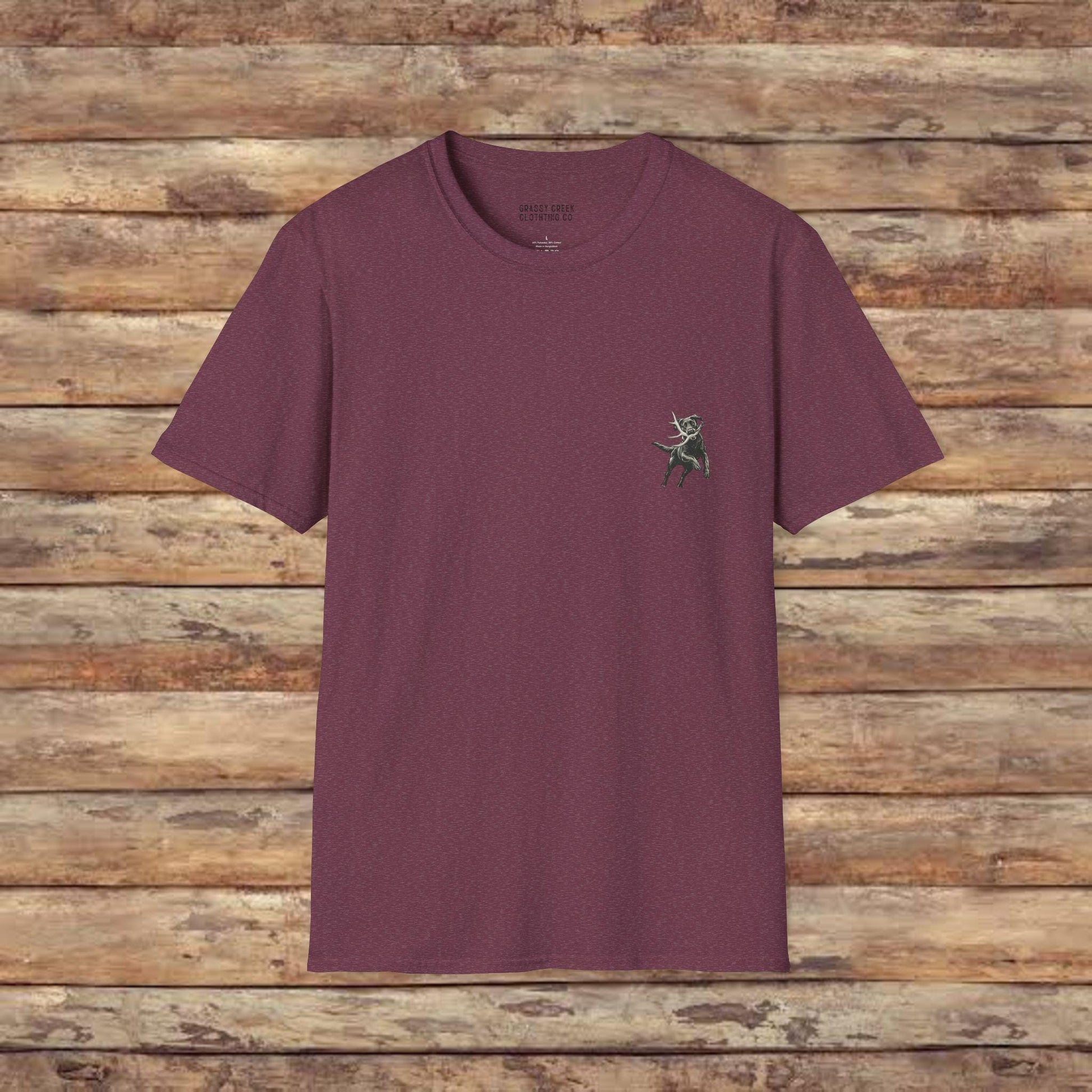 Chasing Tails & Trails Hunting Dog Softstyle Graphic T-Shirt