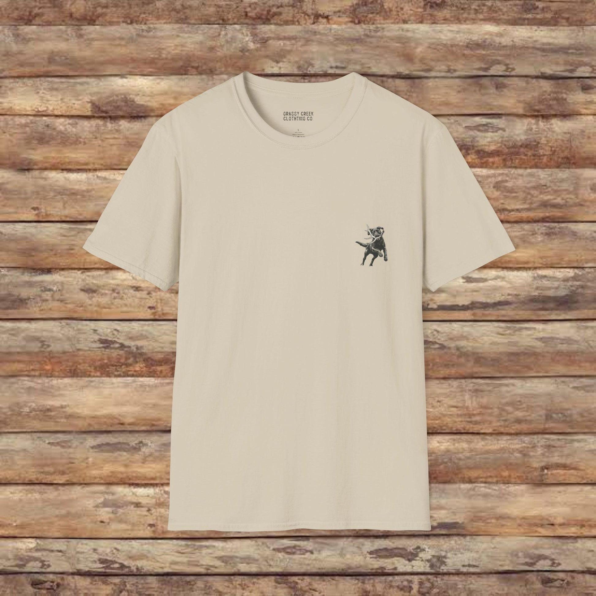 Chasing Tails & Trails Hunting Dog Softstyle Graphic T-Shirt
