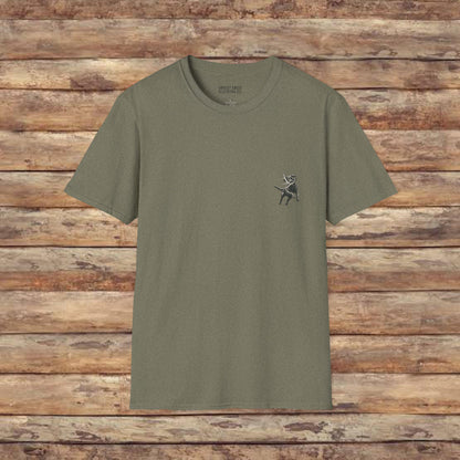 Chasing Tails & Trails Hunting Dog Softstyle Graphic T-Shirt