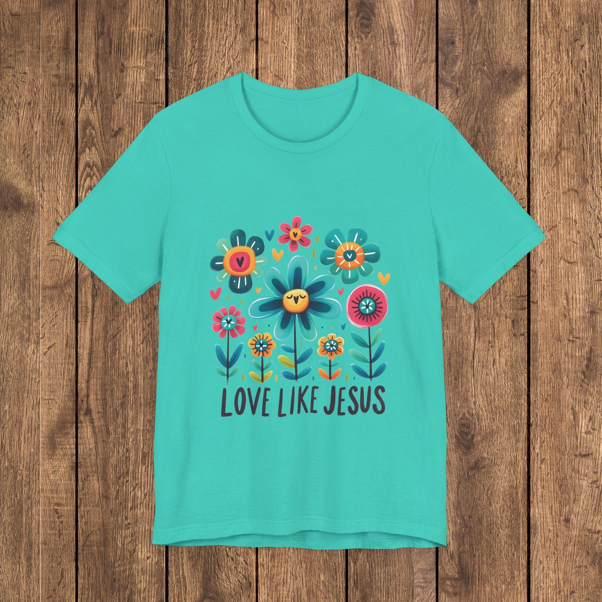 Love Like Jesus Floral Graphic Tee
